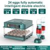 12/24/48/64/130 Eggs Automatic Incubator Thermostatic Chicken Hatching Machine Multifunctional Farm Egg Hatcher