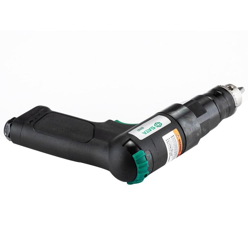 SATA 02421 3/8-inch Reversible Pneumatic Pistol Drill CN Plug (adapter Included)