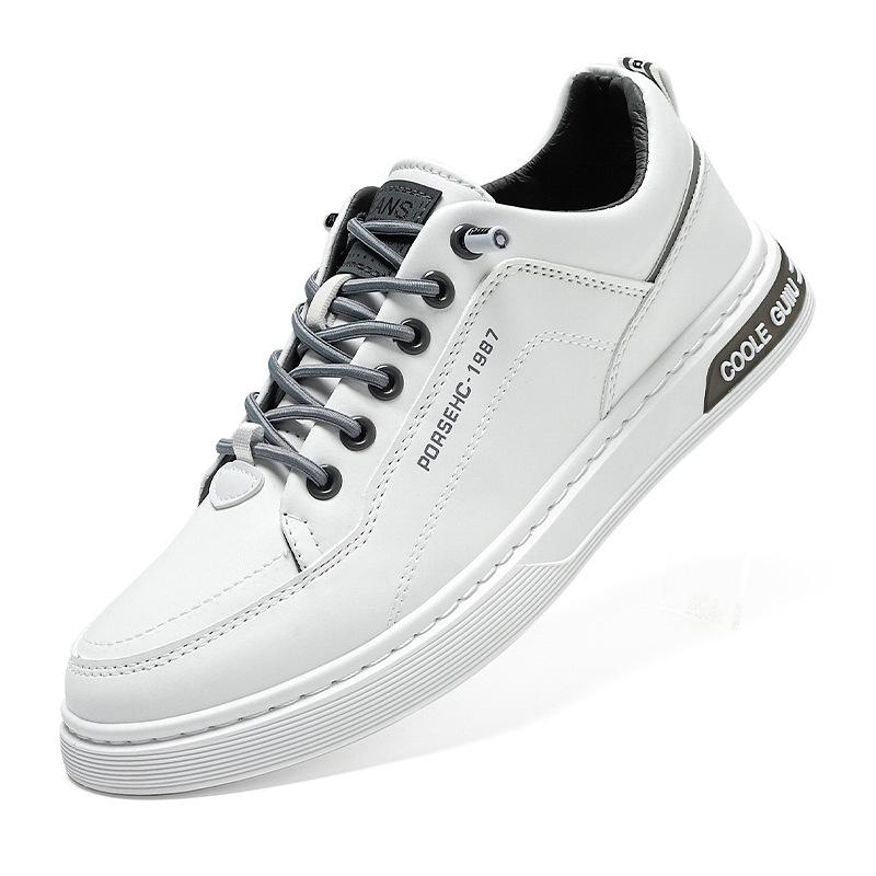 Spring New Casual Shoes  White Shoes Men's Korean Trendy Versatile Flat Shoes Youth Casual Men Shoes