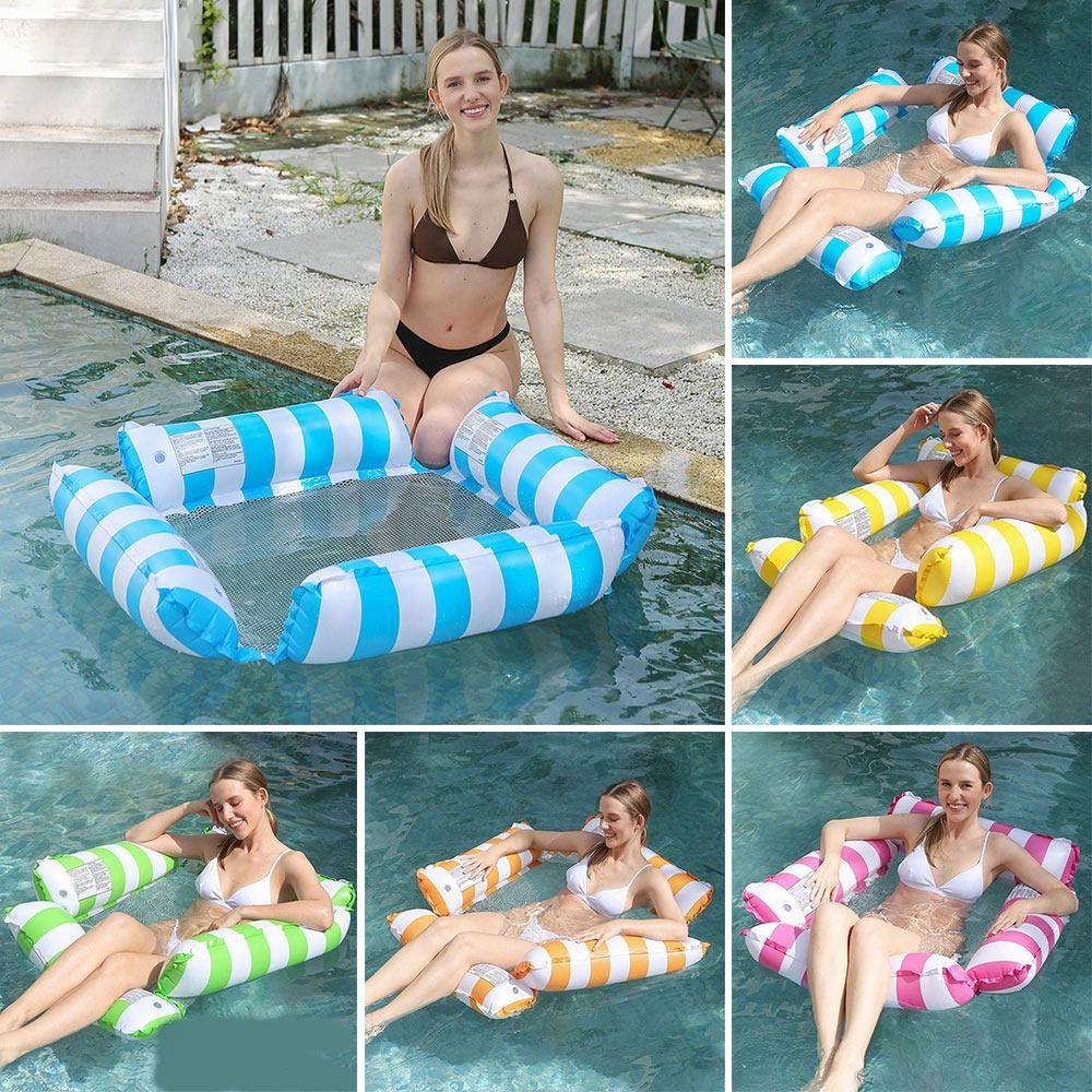 Saltea de înot reglabilă, gonflabilă, jucărie de petrecere pentru piscină, hamac cu apă de vară, fotoliu reclinabil