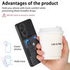 D2 for Honor 200 5G Case Elastic Card Holder Ring Kickstand Leather+TPU Phone Cover