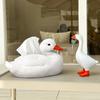 Cute Interesting White Unforgettable Goose Duck Series Tissue Box Ornament Desktop Ornament Nordic Farmhouse Home Decoratio