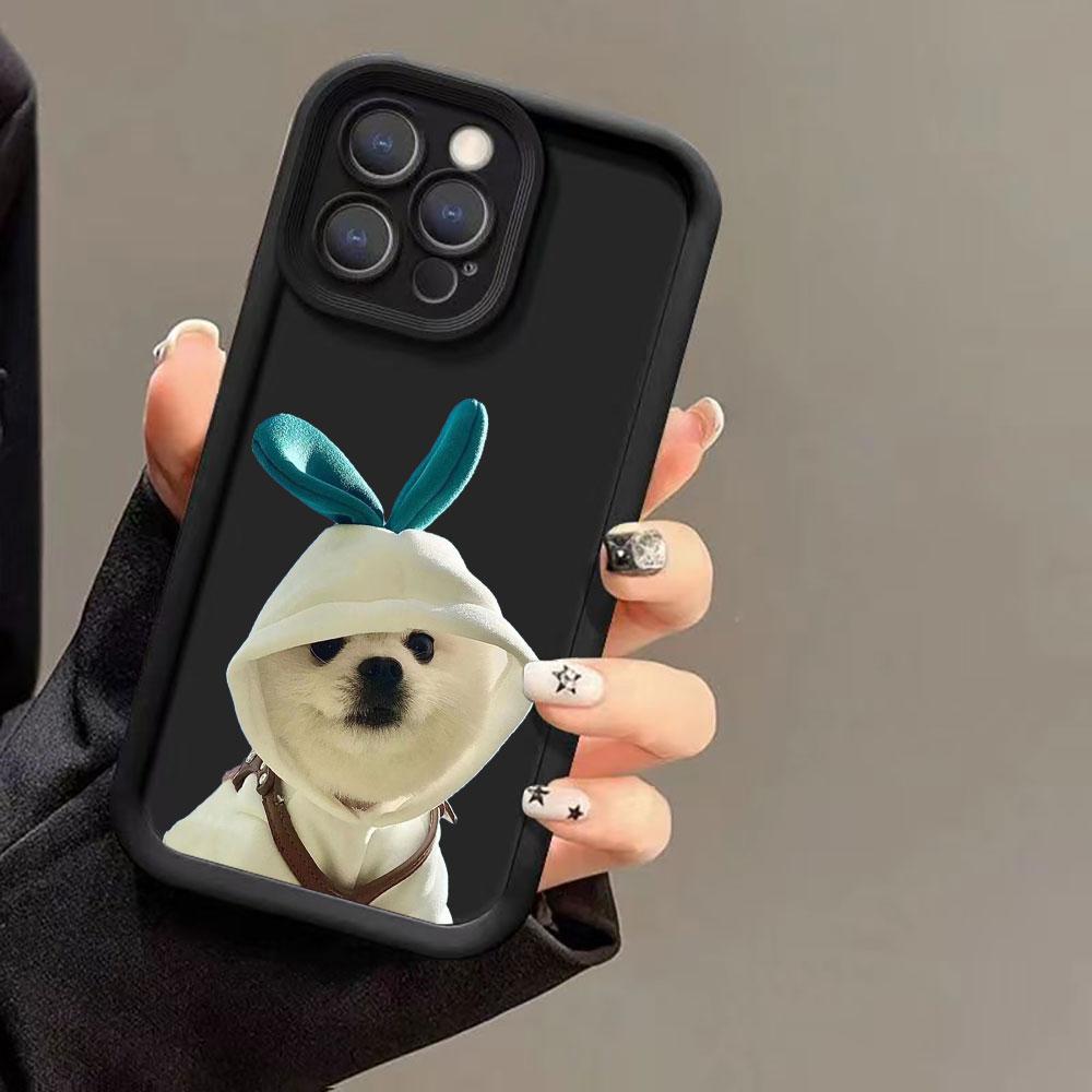 Funny Dog Cute Animal Case For Huawei P50 P40 P30 Mate 40 30 20 Nova Y70 Y70S 10 10SE 9 7 7SE Honor 50 50SE PRO 5G Liquid Cover