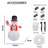 5.91FT With LED Light Xmas Inflatable Snowman Toy Yard Lawn Party Decorations Christmas Home Ornaments Supplies Holiday Gift
