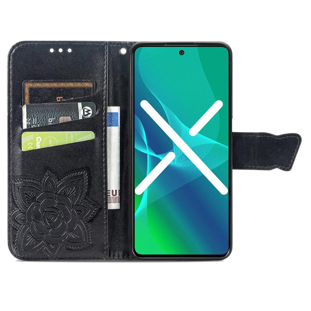 Flip case for Oppo A38 / A18, Butterfly, black