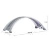 Psitek Adjustable Vertical Laptop Stand 6061 CNC Precision Anodized Fits up to Ventilated Silicone Pad - Aluminum, Machined, Finish, 17" Laptops,
