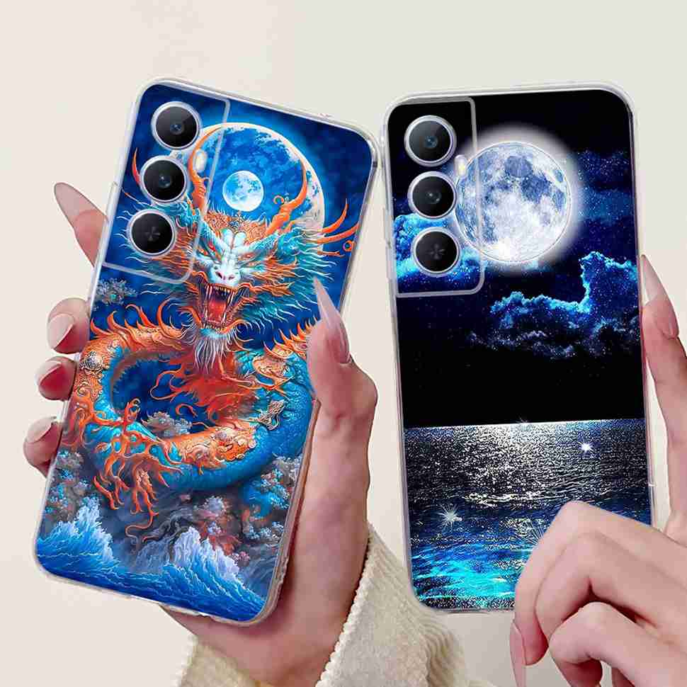 For Realme C65 Case Cute Cartoon Butterfly Cover Soft Silicone Phone Case Fundas For Realme C 65 C65 RealmeC65 4G Bumper
