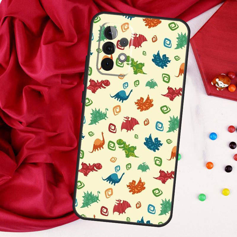 Skeleton Dinosaur Pattern For Samsung Galaxy A26 A05 A06 A16 A54 A34 A14 A22 A32 A52 A55 A35 A15 A53 A13 A56 A36 Case