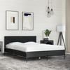 Bed Frame Black 120x190 cm Engineered Wood and Metal