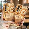 Phone Case: 2D Flat, Suitable for Samsung Galaxy A34 A35 M05 M06 S20 S22 S21 FE Plus 5G Protective Case, Latte Coffee and Donuts, Perfect Christmas an