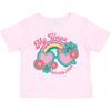 Inktastic My Yaya Loves Me Grandchild Rainbow Toddler T-Shirt Grandkids Childs