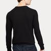 Polo Ralph Lauren Solid Color Pony Embroidered Crew Neck Long Sleeve Sweater Men sweater Black 710684957-008