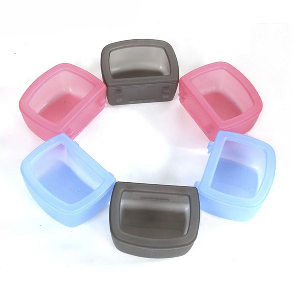 Spillproof Hanging Pet Water Bowl For Small Dog Secure Hook Design Plastic Water Feeder Easy To Clean Crate Waterer 2PCS