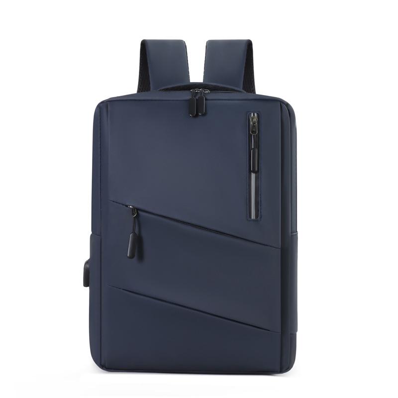 

Мужской расширяемый рюкзак для деловых поездок, большая дорожная сумка для ноутбука 15,6 One Size синий