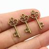 20-50pcs Alloy Metal Key Charms Pendant DIY Jewelry Making Accessories Findings for Earrings Necklace Bracelet