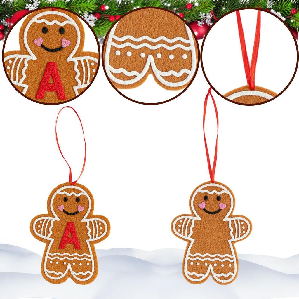 Christmas Letter Pendant, Gingerbread Figurines, Christmas Ornaments,Christmas Tree Decoration Pendant,Christmas For Children