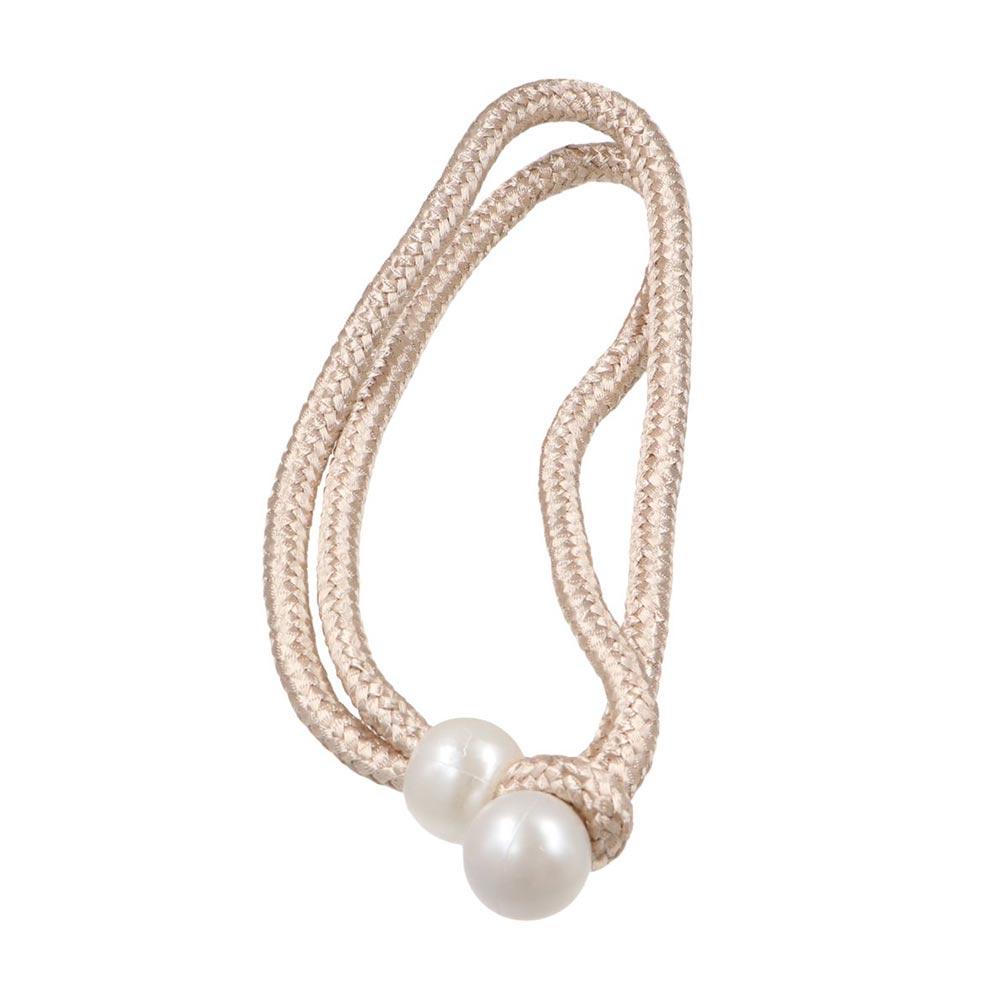 Pull-Out Tie Curtain Holders Small Pearl Pearl Rope Multi Use Pearl Curtain Clip  Curtain Decor