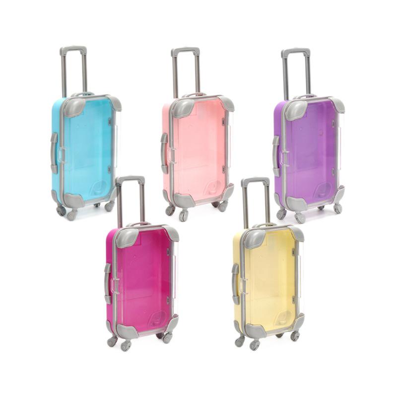 Mini Organizer per Ciglia Finte e Scatola Porta Gioielli - Design Valigia Trasparente