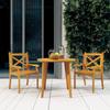 Day and Night - Day and Night Garden Dining Set 3 Pieces Solid Acacia Wood