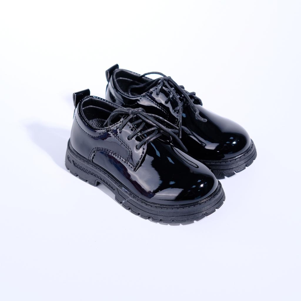 Children's shoes, student season, children's student school shoes, college style, black leather shoes, performance stage shoes