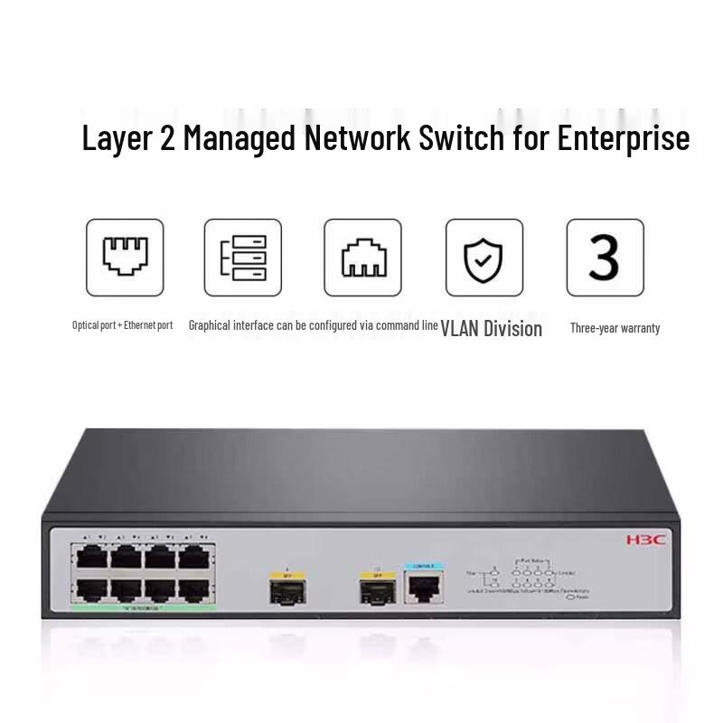 H3C S1850V2-10P-EI 10-Port Gigabit Managed Switch