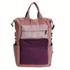 Women's Color Matching Casual Backpack Computer Bag