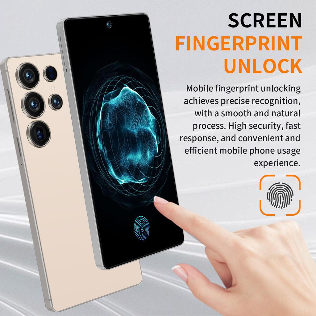 S25 Ultra Android 15 Smartphone - 2GB RAM + 16GB ROM, Built-in Stylus, HD Display, Multi-Camera