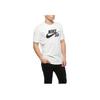 Nike Fashion Letter Logo Print Round Neck Short Sleeve T-Shirt Men tops White 821946-100