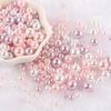 10g Mix Casuale 3-10mm Senza Foro Perla Imitazione ABS per Riempimento Vasi Pennelli Trucco Per Creazione Gioielli Fai da Te Decorazione