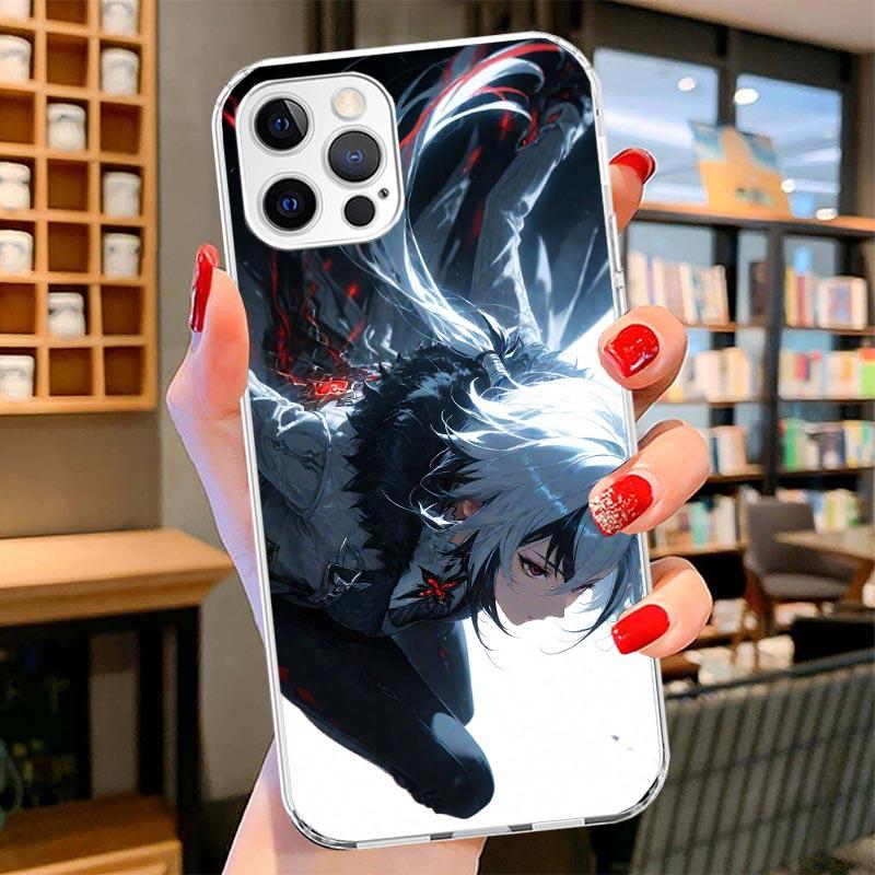 Arlecchino Genshin Impact Cover Phone Case For iPhone 16 17 Air 15 14 Pro Max 16E Phone Case 13 Mini 12 11 7 SE 8 Print Pattern