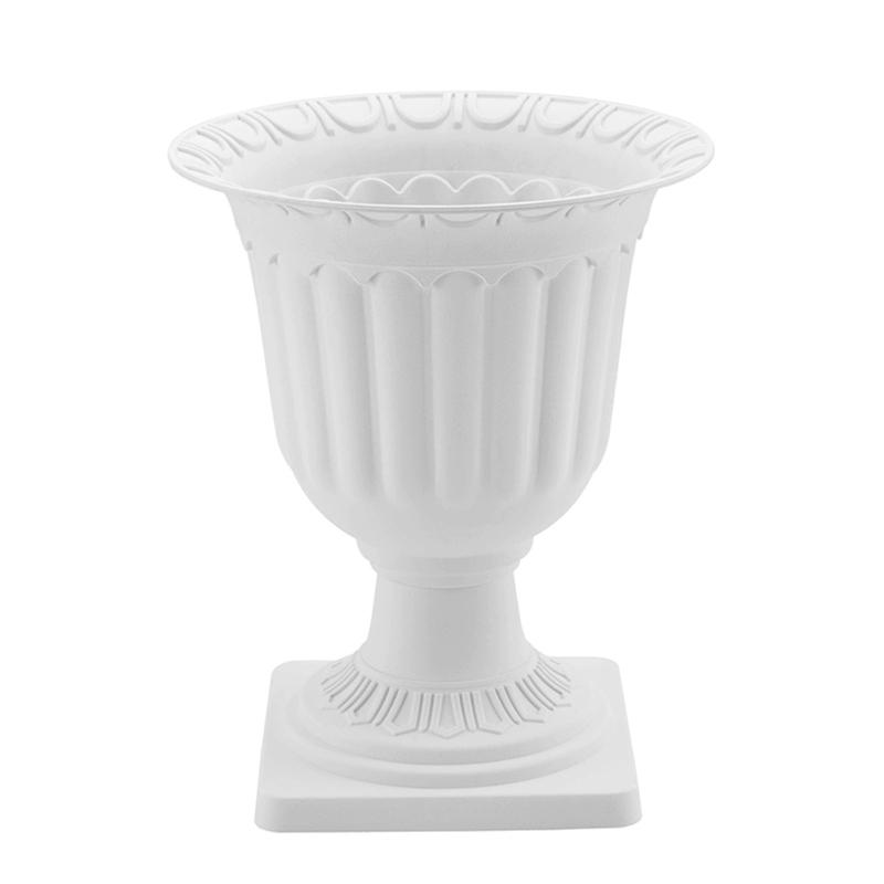 Golden Plastic Flower Arrangement Flower Pot Festival Party Wedding Gathering Originality Decorate European Retro Style Planters