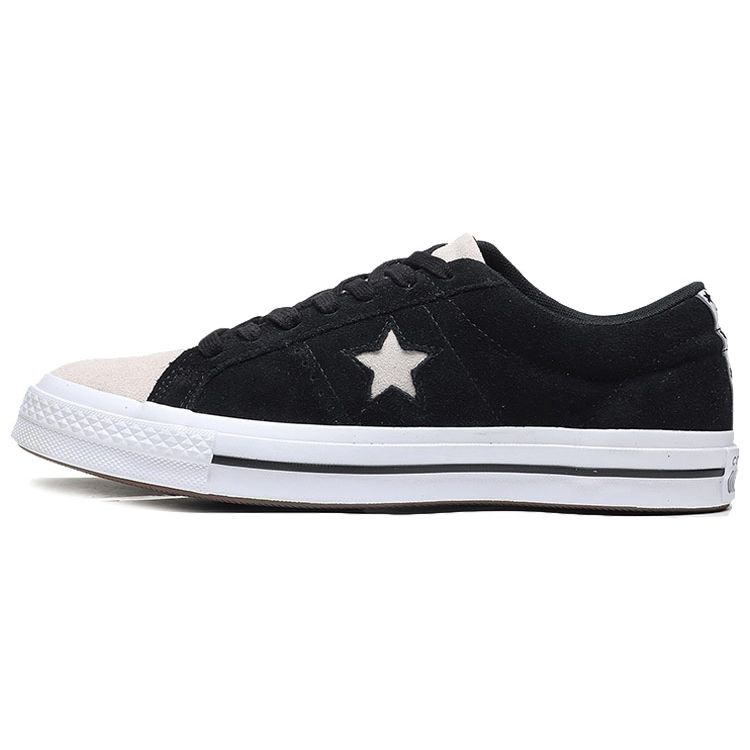 Converse One Star Fashion Casual Low Top Canvas Shoes Unisex Sneakers Black White 161551C