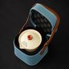 Portable Chinese Ru Kiln Ceramic Tea Set