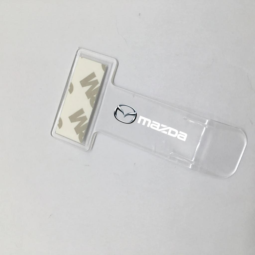 For Mazda 2 3 5 6 CX-3 CX-4 CX5 CX7 CX9 RX7 MX5 MX3 Car Receipt Clip Invoice Certificate Temporary Parking Card Ticket Holder h5