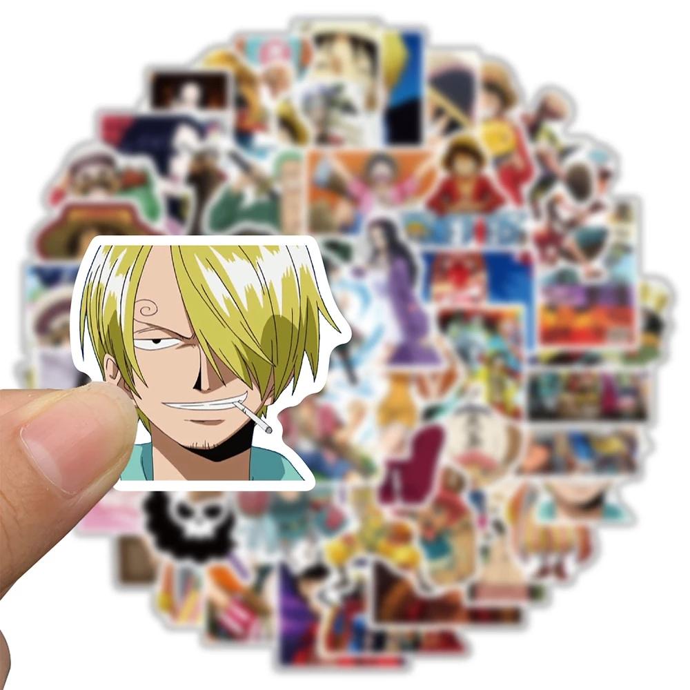 10/30/50pcs ONE PIECE Cartoon Graffiti Stickers Classic Anime Decals DIY Stationery Helmet Bicycle Cool Luffy Zoro Sticker