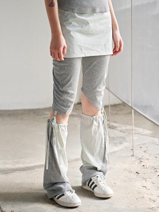 

PIECEMAKER TS NYLON APRON BIKE SHORTS (GREY) FREE