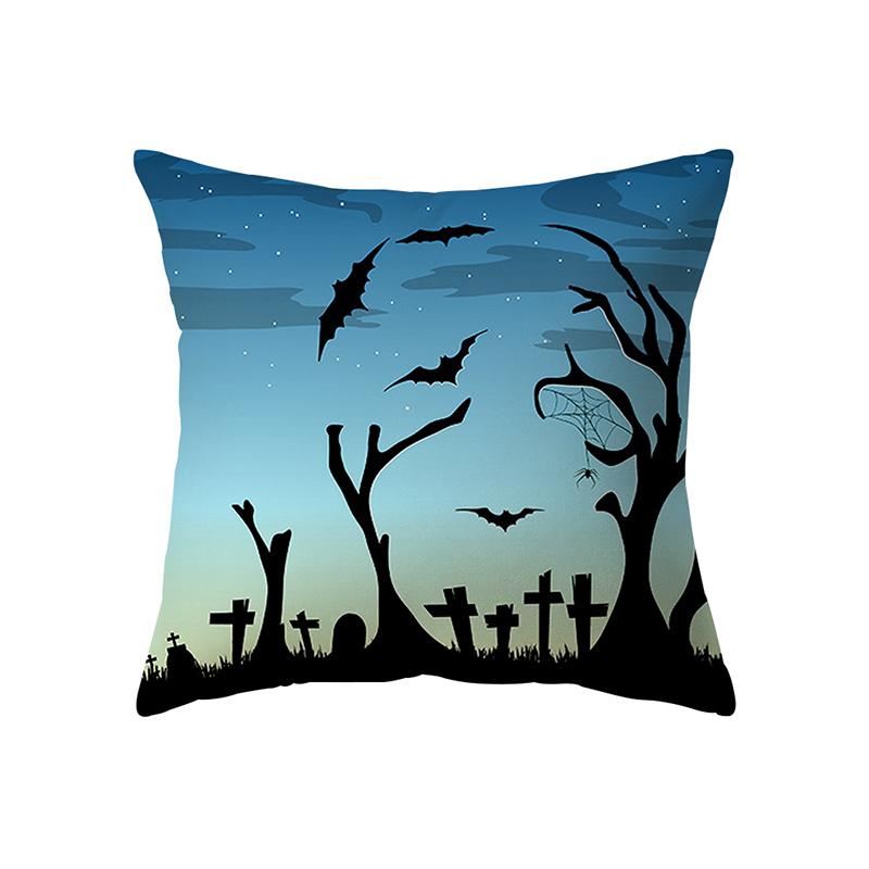 Halloween Theme Pillow Cover Sofa Cushion  Holiday Gift Party Decor Home