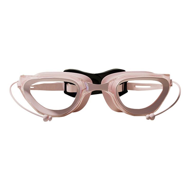 High Definition Swimming Goggles Competitive Swimming Goggles Silicone Waterproof Swimming Equipment розовый