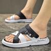 Men's Thickened Sandals Outdoor Slippers Popular Outdoor Out Beach Shoes Dual-purpose Driving Thick-soled Soft-soled Non-slip Summer