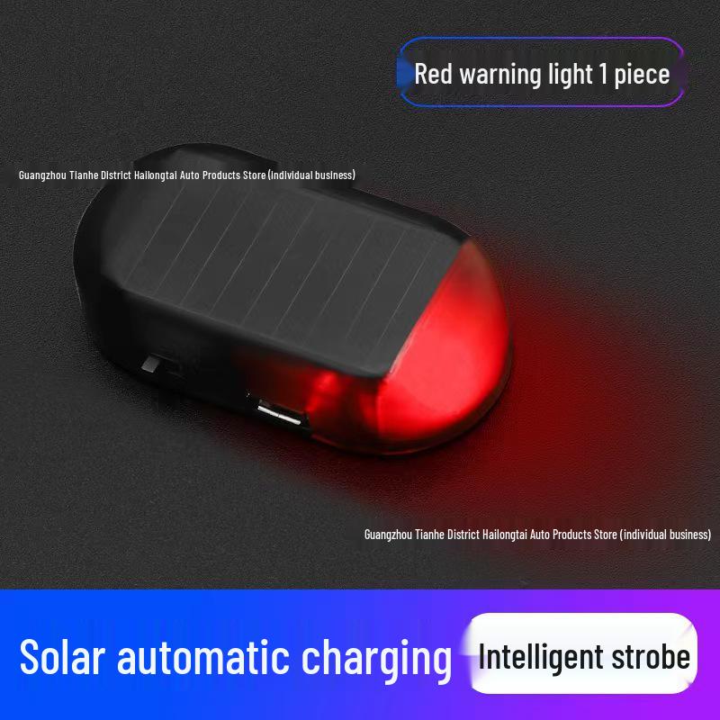 Universal LED Simulated Anti-Theft Car Interior Solar Warning Light