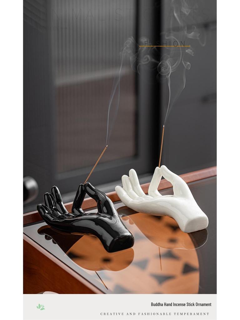 Romantic Ceramic Incense Holder: Creative Desktop Ornament and Gift