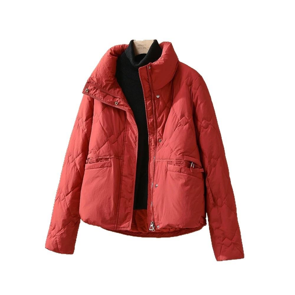 Down Jacket Women's Short Winter New Casual Thickened White Duck Down Small Fashion Warm Jacket