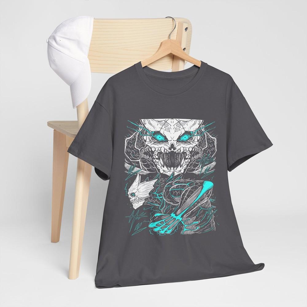 Kaiju no 8 Tshirt Mina Shiro kaij Gift Unisexga Best Anime Graphic Tee Black Shirt