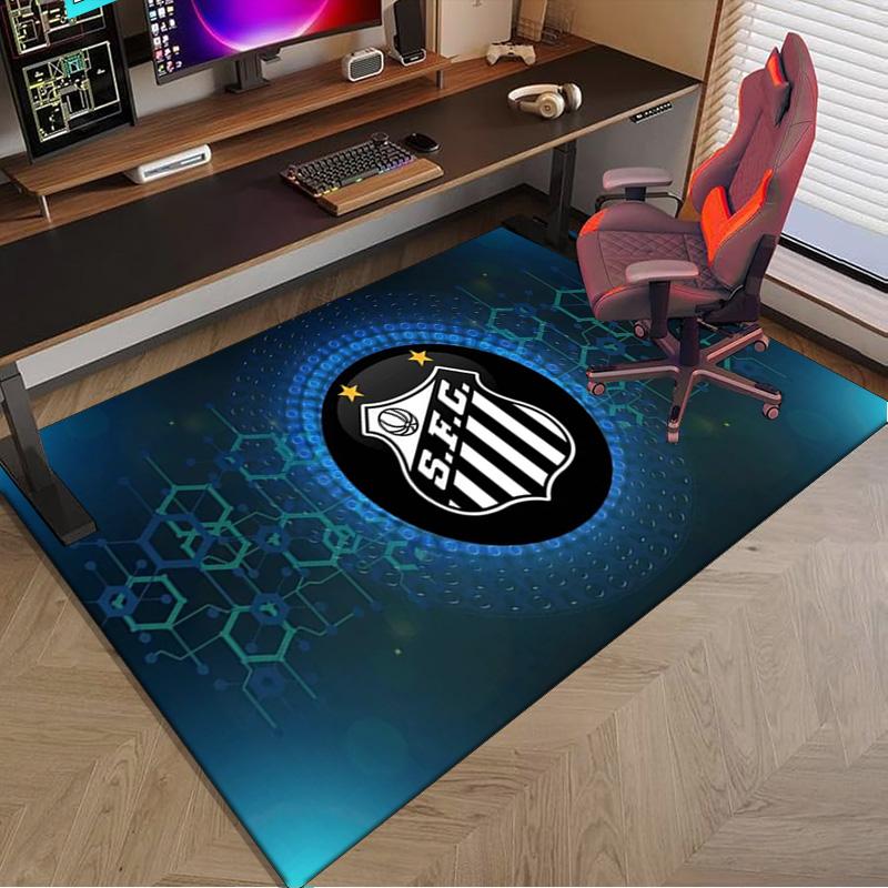Fc Crest Design Printed Area Rug for Office, Chair Rug, Decorative Carpet Floor Mat, Large Size Fan gifts Christmas gifts