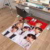 Heartbeat Bts Carpet For Playroom Bedroom Living Room Sofa Home Decorkids Game Area Rug Nonslip Floor Mat