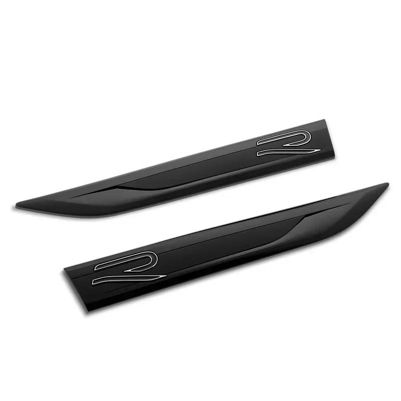 2Pcs for Volkswagen VW R RLINE Polo Golf Jetta Beetle Tiguan Touran Passat T-Roc CC Car Side Fender Strip Sticker Modification
