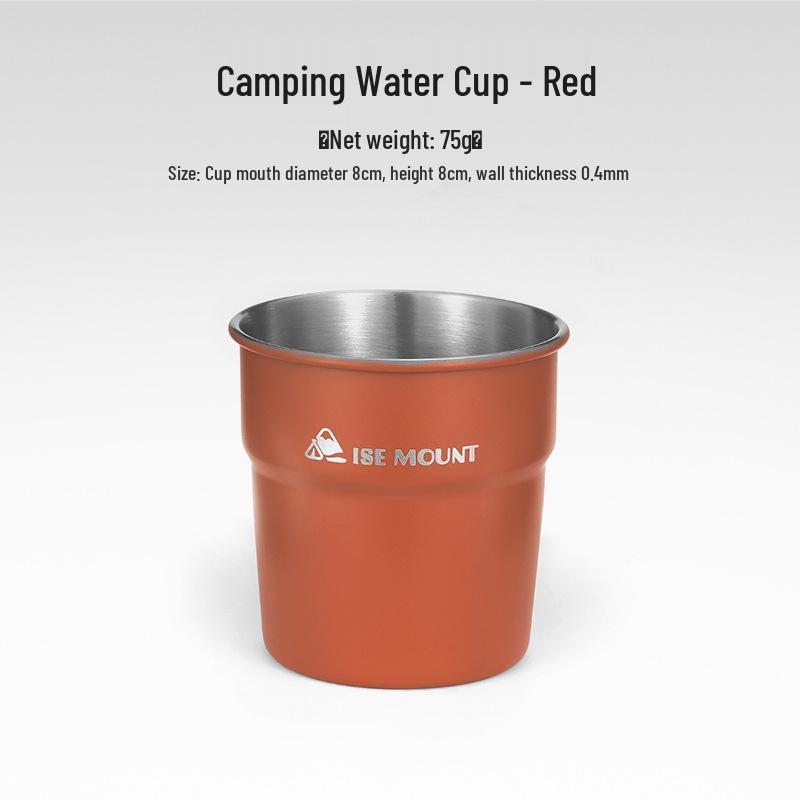 304 Stainless Steel Multi-Purpose Outdoor Cup: Ideal for Camping, Beer, Coffee, Water, and Beverages