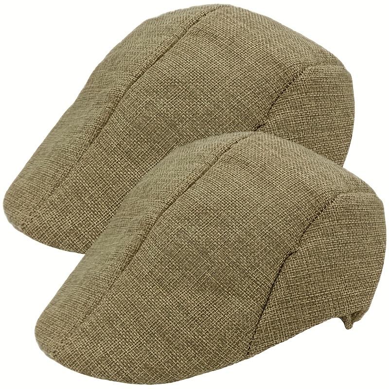 Retro Solid Color Newsboy Cap, Women'S Spring Summer Outdoor Sports Riding Travel Literary Painter Hat