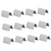 12Pcs Car Wind Rain Deflector Channel Fixing Retaining Clips, Stainless Steel Deflector Clips for HEKO G3 SNED
