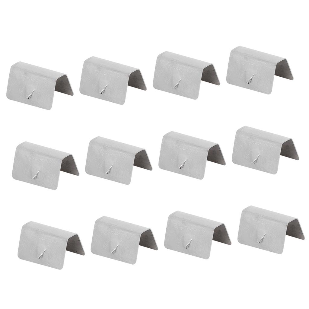 12Pcs Car Wind Rain Deflector Channel Fixing Retaining Clips, Stainless Steel Deflector Clips for HEKO G3 SNED